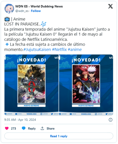 netflix cada vez más cerca de crunchyroll: 'jujutsu kaisen' y su película llegarán al gigante del streaming, según reporte