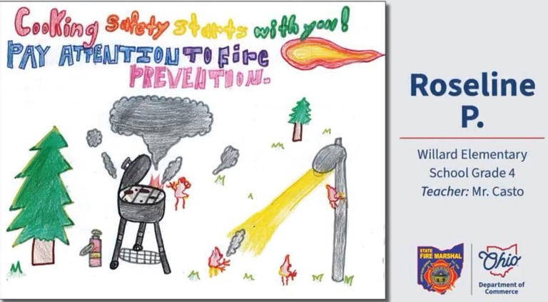 Ohio Fire Marshal picks local kids fire safety posters