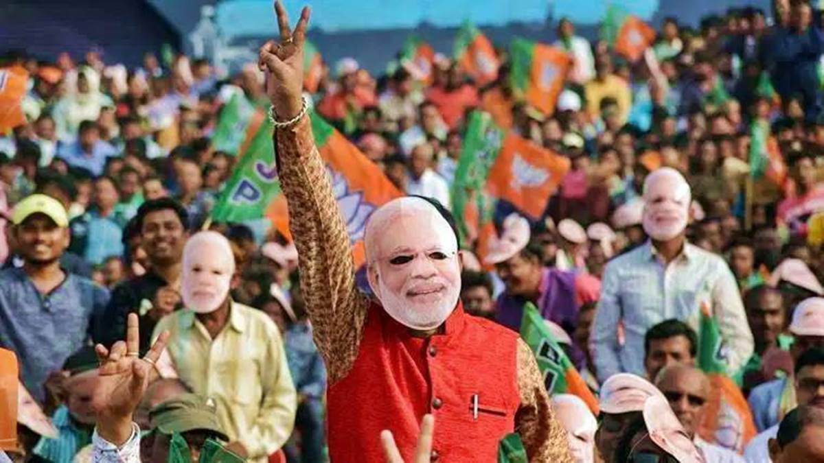lok sabha election 2024: opinion poll predicts 342 seats for bjp, lowest-ever tally for congress