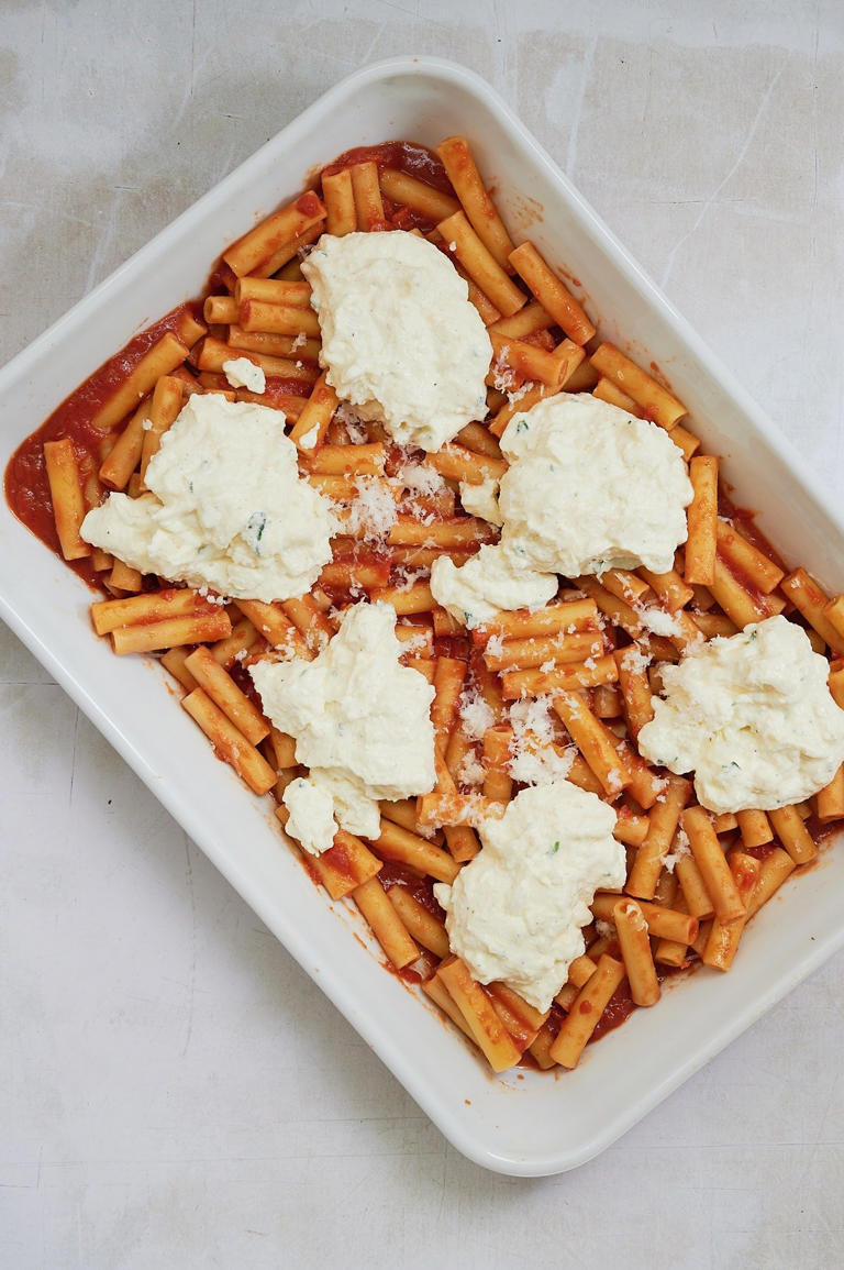 5 Cheese Baked Ziti Al Forno (no Meat!)