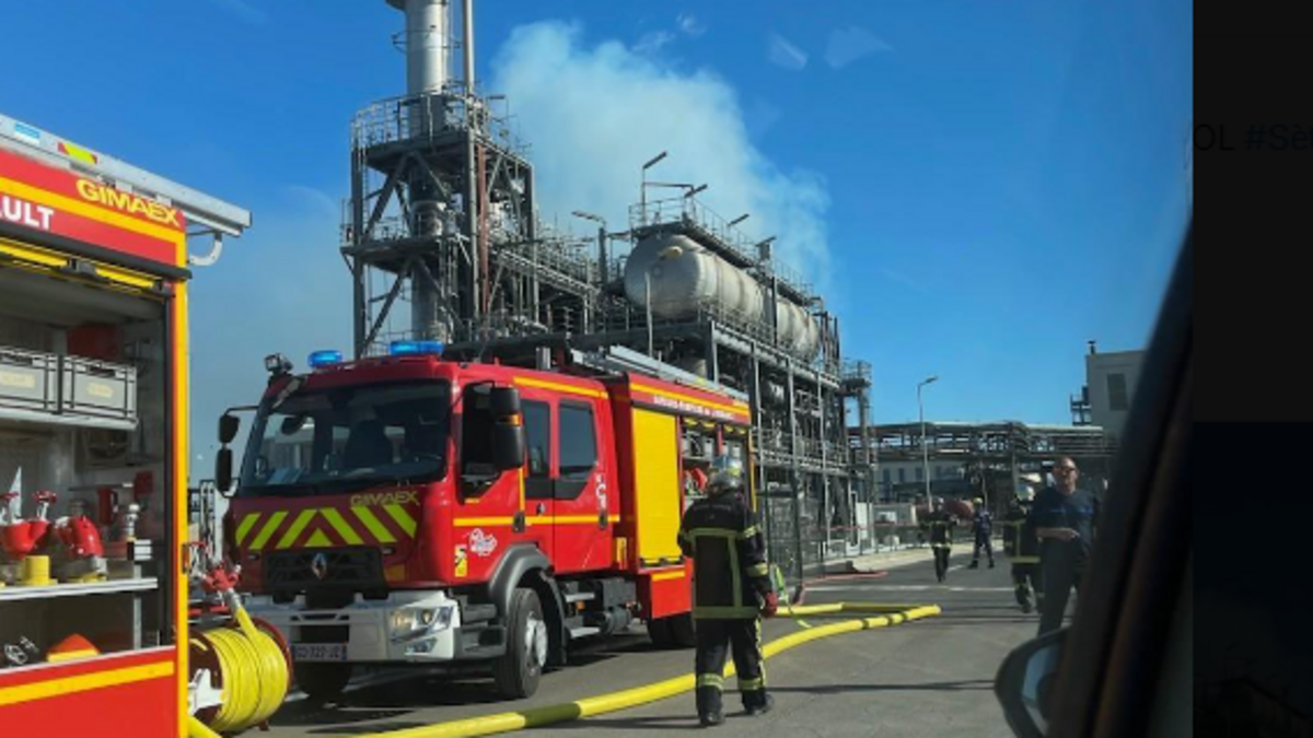 sète : un incendie en cours dans une usine seveso après une explosion, un blessé « en urgence absolue »