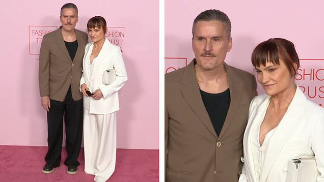 Balthazar Getty poses with wife Rosetta at Fashion Trust event
