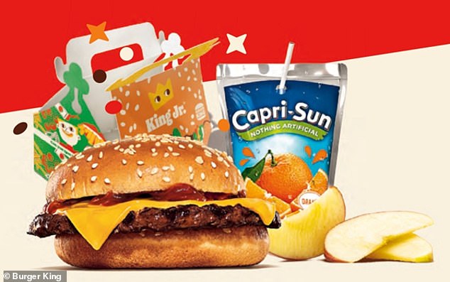 burger king unveils new menu deals including £1 meal deal for children
