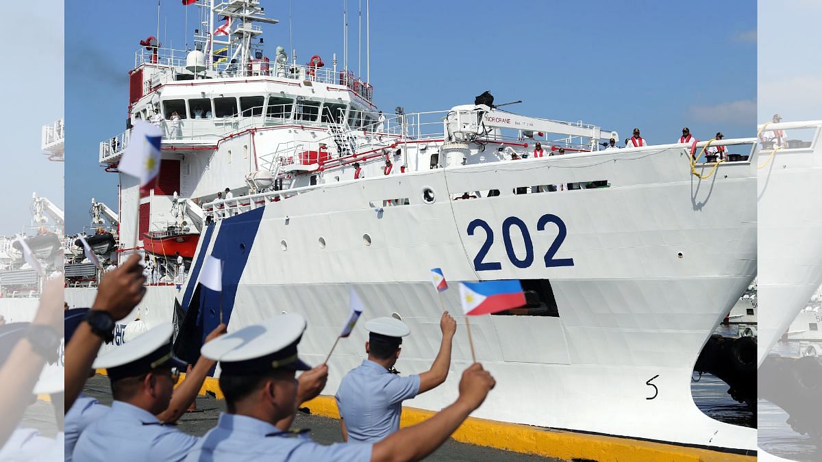 Indian Coast Guard’s pollution control vessel Samudra Paheredar departs ...