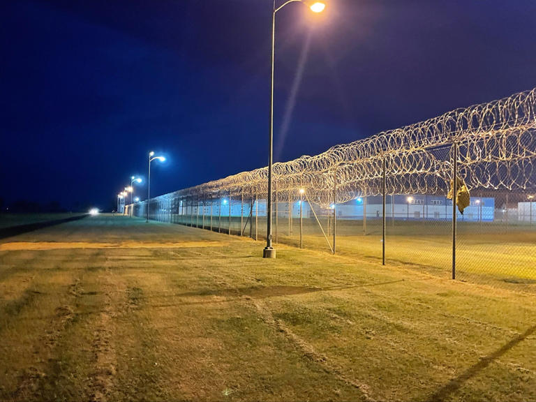 Correctional officer Cody Cabler prevented an inmate's escape at T.L. Roach Jr. Unit State Prison in Childress by Andrew Franklin, who tried to climb the fence early Tuesday.