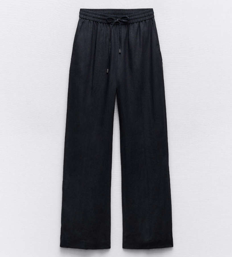 los pantalones de zara con cinturilla elástica más elegantes de la primavera: de punto, con efecto tipazo y no aprietan