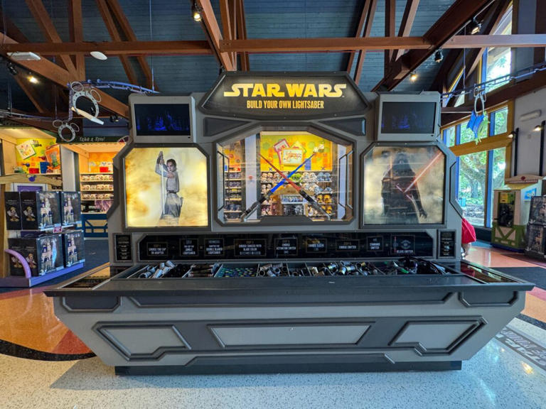 All New Build-Your-Own Lightsaber Parts Available at Walt Disney World