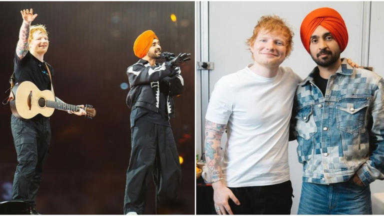 Diljit Dosanjh REVEALS it was Ed Sheeran’s idea to sing in Punjabi at Mumbai concert: ‘He had rehearsed for 3-4 days’