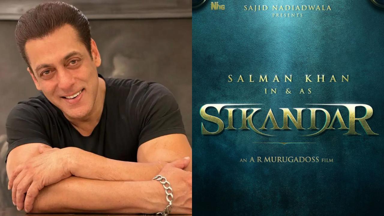 Salman Khan Gives Eidi To Fans, Announces His Film `Sikandar`