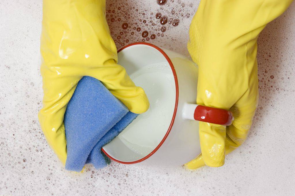 <p>It seems counterintuitive that a soapy sponge could be adding bacteria to an item, but that's precisely what happens when you don't replace them. After a couple of weeks, sponges become full of bacteria.</p> <p>As you wash the counter or dishes, the sponge releases this bacteria. While antibacterial soap can combat the dirty sponge to some extent, it becomes counterproductive. For a more sanitary clean, use bleach to sanitize your sponges and replace them every couple of weeks.</p>