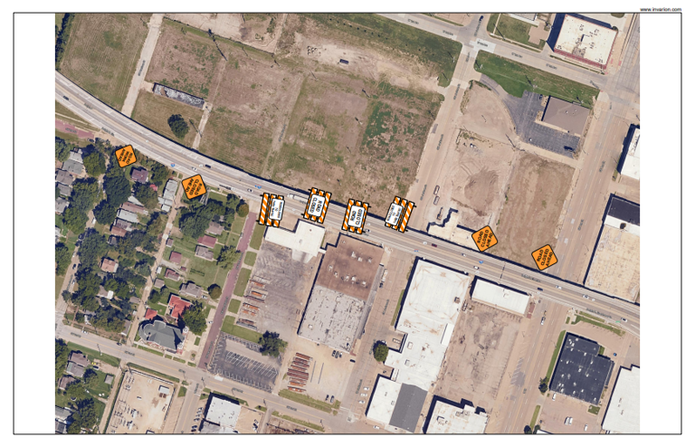 Several road closures in downtown Topeka next week