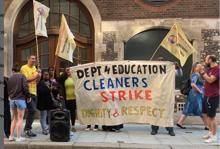 migrant cleaners’ strike threat as they demand same rights as white government colleagues