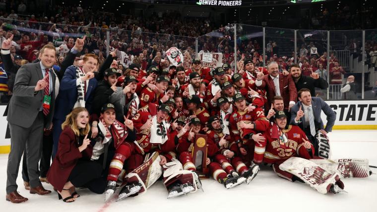 who has won the most frozen fours? list of past winners of ncaa men's hockey championship