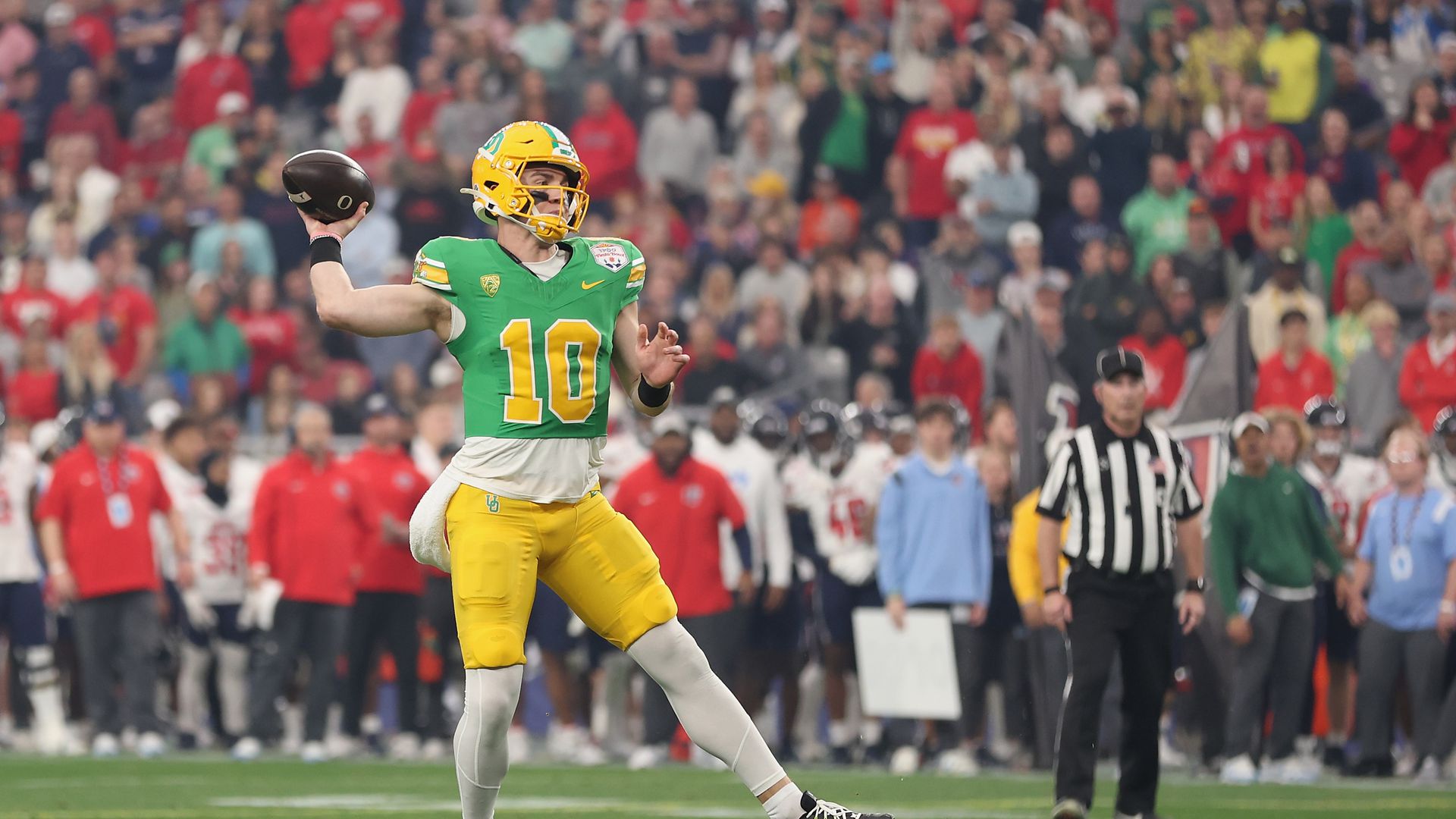 SB Nation NFL Mock Draft: Denver Broncos Select Oregon QB Bo Nix At ...