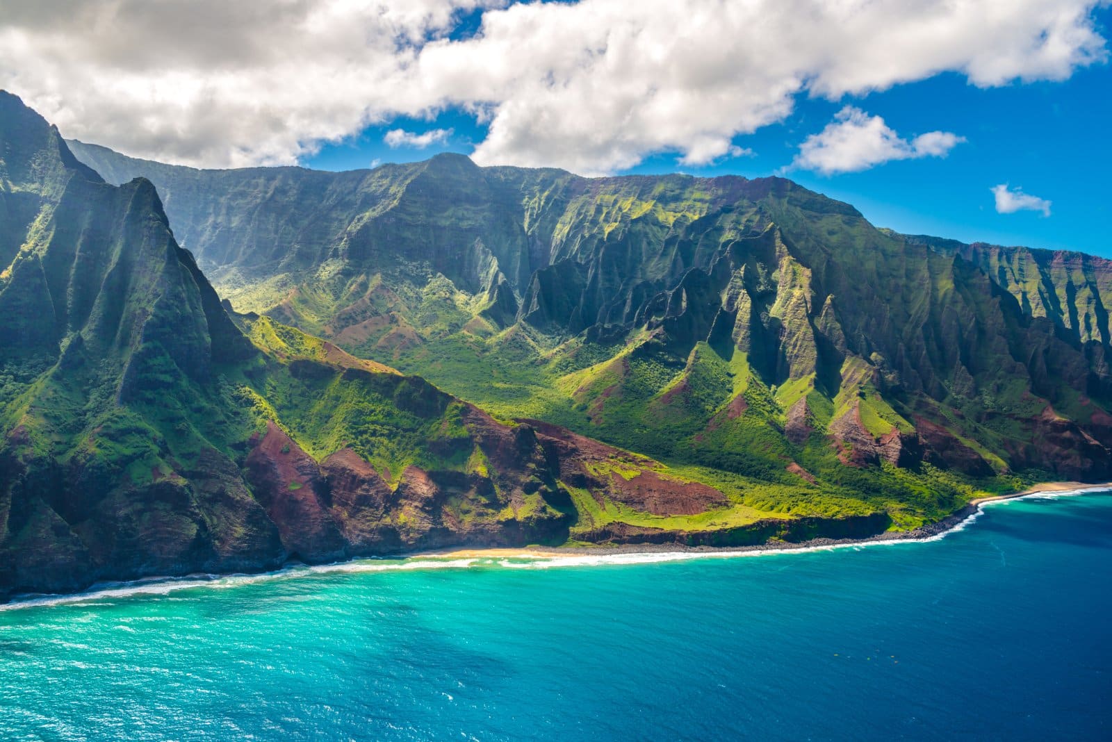 <p class="wp-caption-text">Image Credit: Shutterstock / Alexander Demyanenko</p>  <p><span>Accessible only by boat, helicopter, or a challenging hike, the Na Pali Coast on Kauai is a pristine paradise. It’s a landscape of towering sea cliffs, lush valleys, and waterfalls cascading into the ocean.</span></p>