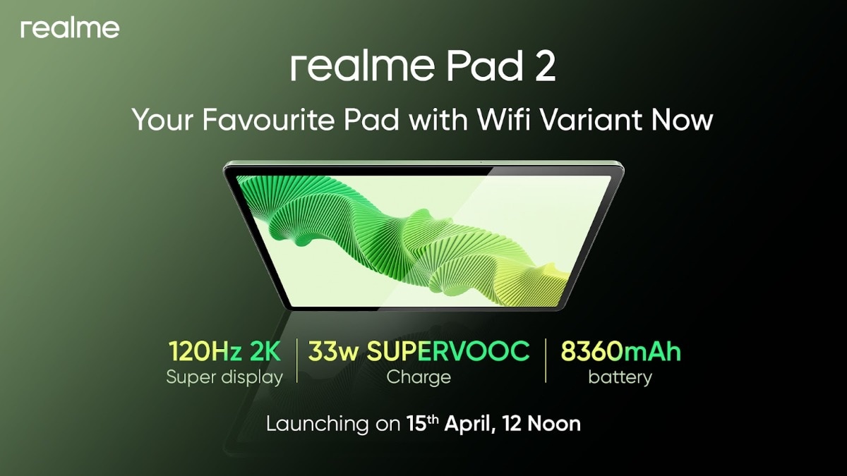 realme pad 2 to launch along with realme p series on april 15