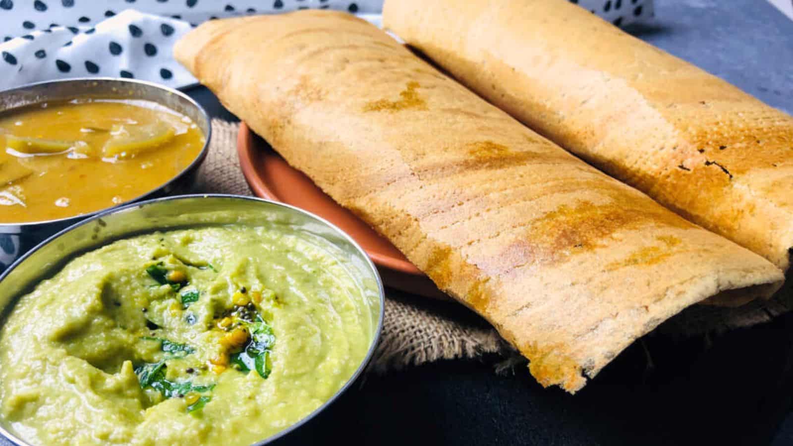 <p>This dosa turns a traditional favorite into a healthful treat without losing any of the beloved taste. It's crispy, light, and a delightful twist to the usual fare. If you're looking to explore health-conscious options, this won't disappoint.<br><strong>Get the Recipe: </strong><a href="https://easyindiancookbook.com/millet-dosa-recipe/?utm_source=msn&utm_medium=page&utm_campaign=msn">Millet Dosa Recipe</a></p>