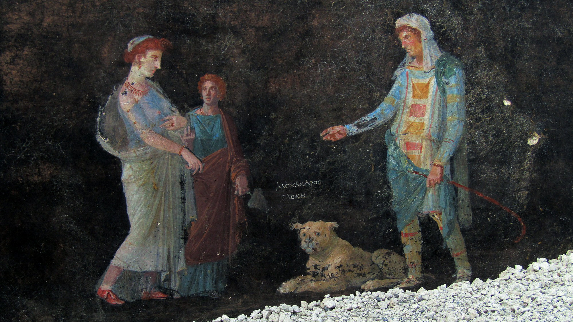 niezwykłe odkrycie archeologiczne. zachwycające freski w pompejach