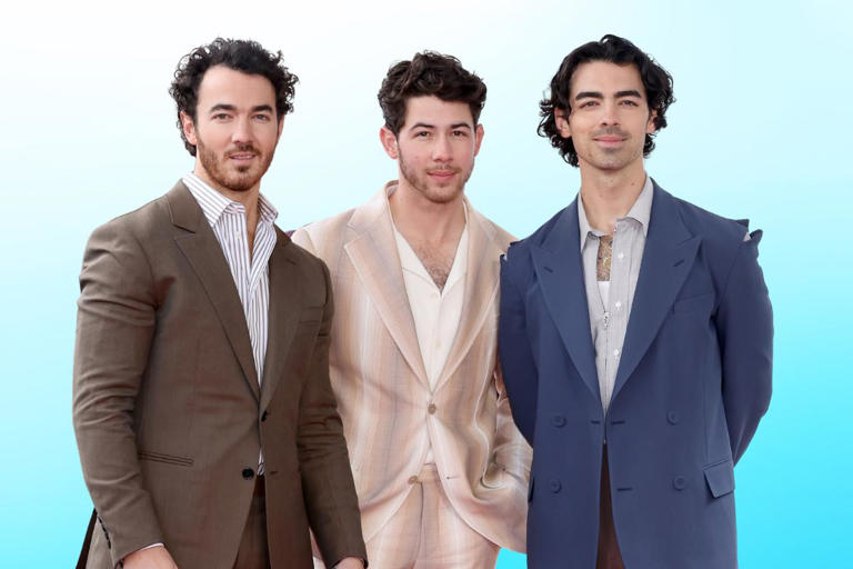 Left to right: Kevin Jonas, Nick Jonas, and Joe Jonas of The Jonas Brothers on January 30, 2023 in Hollywood, California. Many commentors were angry about the band postponing their European tour dates, accusing the Jonas Brothers of prioritizing money over their fanbase.