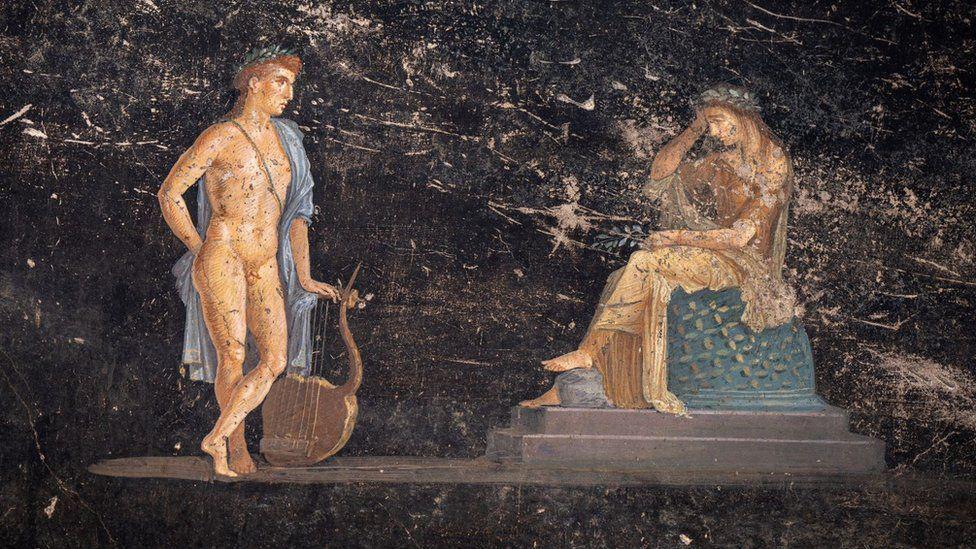 las increíbles nuevas pinturas de 2.000 años de antigüedad encontradas en pompeya