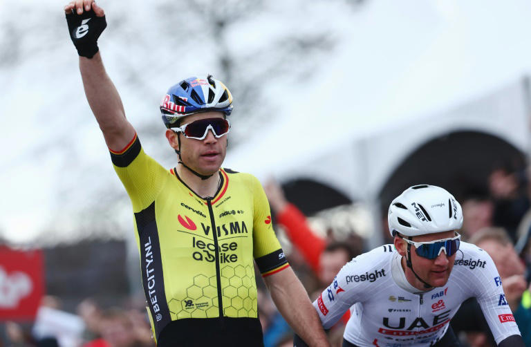 Wout van Aert is also a three-time world cyclo-cross champion