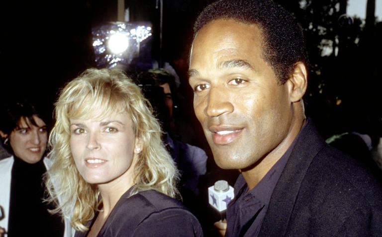 O.J. Simpson and Nicole Brown at a film premiere in Los Angeles - Jim Smeal/Ron Galella Collection/Getty Images