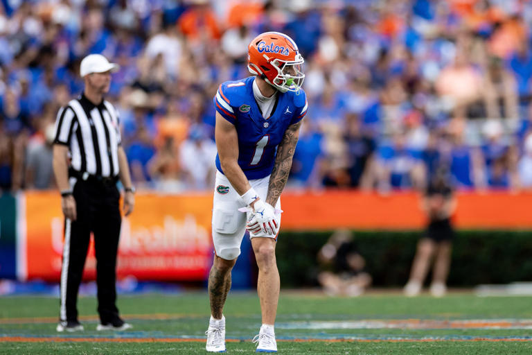 CBS Sports has Florida's Pearsall heading here via trade in NFL draft