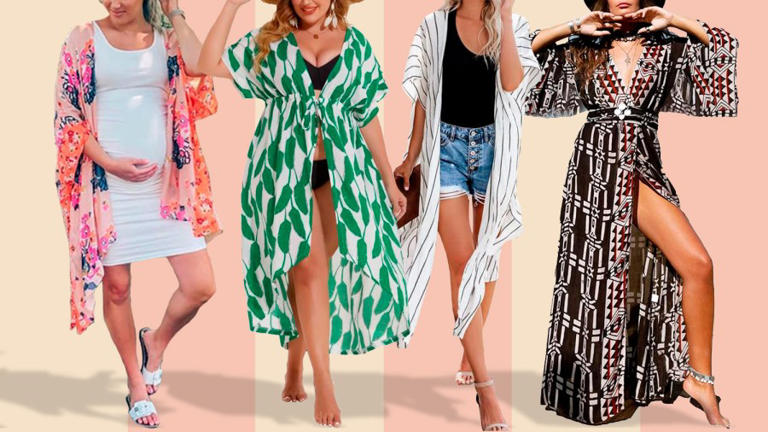 Kimono cover-ups you can wear from the pool or beach right to dinner