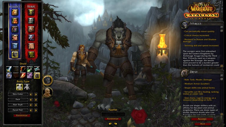 Here Are The World Of Warcraft Cataclysm Worgen And Goblin Class Choices