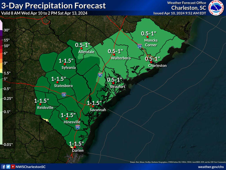 After 2.5 inches of rain, tropical-storm-force gusts possible in ...