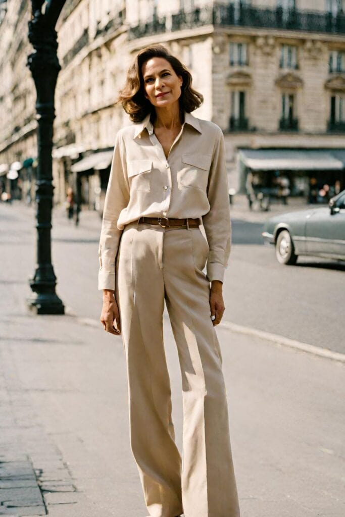 <p>When traveling, practicality is key, and a monochromatic beige outfit proves itself an ideal outfit for year-round travel – first, beige is a light and airy color that reflects sunlight, keeping you cool in warm climates. Conversely, it provides a subtle layer of warmth in cooler temperatures.</p>