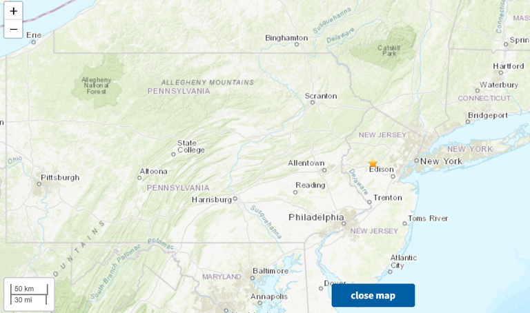 Magnitude 2.6 New Jersey aftershock hits less than a week after larger ...