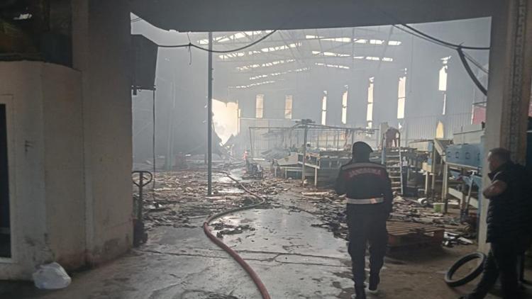 mersin'de narenciye tesisinde yangın: hızla büyüdü, kontrol altına alındı