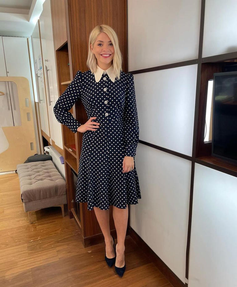 It's Holly Willoughby approved! The Princess Kate-inspired polka dot ...