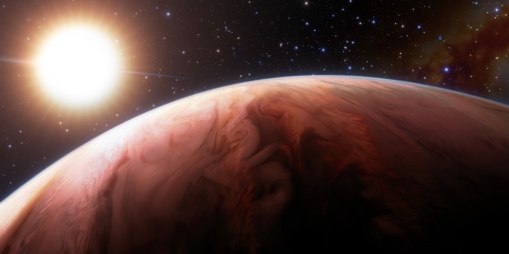 v atmosféře extrémně horké exoplanety se objevil jev připomínající duhu. jde o první pozorovaní tohoto typu