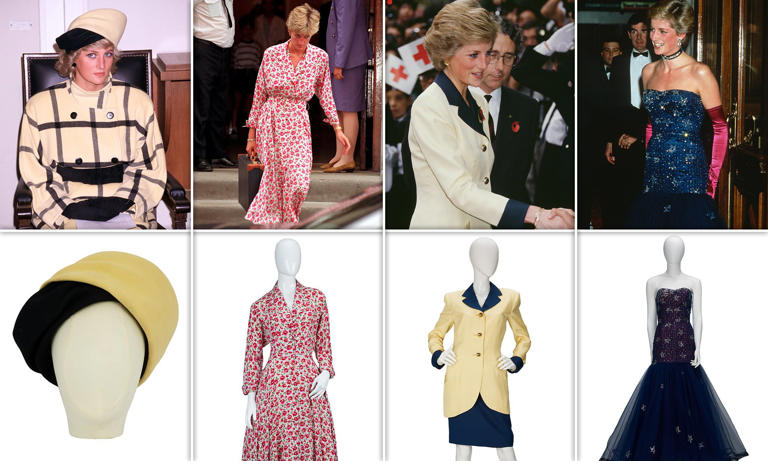 Diana's iconic fashion moments to feature in new auction