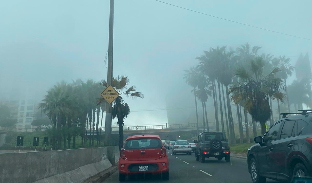 neblina en lima: reportan presencia de fenómeno en varios distritos de la capital