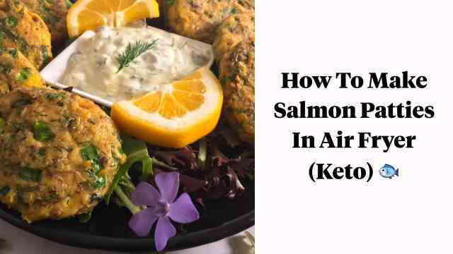 Air Fryer Salmon Patties (Keto, Low Carb)