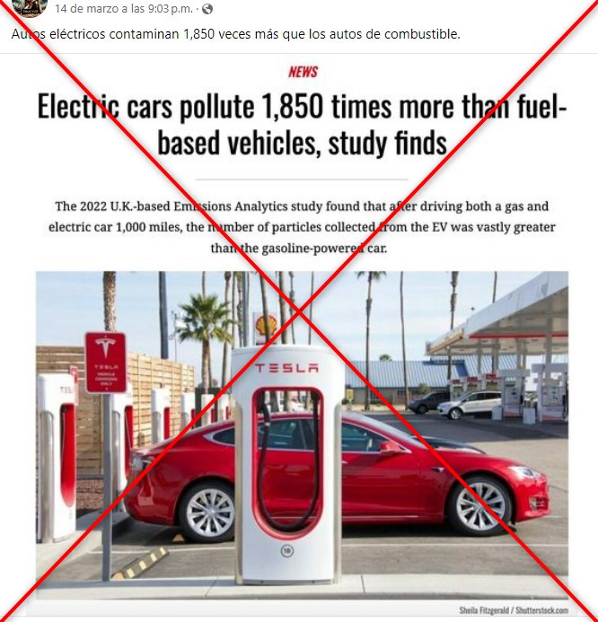 los autos eléctricos no contaminan más que los de combustible; estudio fue tergiversado