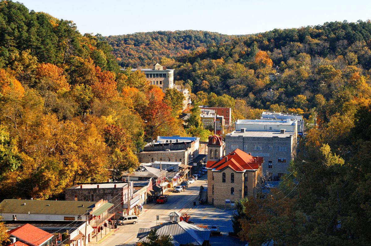 <p><strong>Typical Home Value: $286,036</strong></p><p>Nestled in the Ozark Mountains, Eureka Springs may be small in population, but it's rich in adventure. The historic downtown is decorated with public art and has a range of pubs and nightlife. If you love a small-town vibe with easy access to water sports, caves, and trails, you should consider this little mountain town. </p>