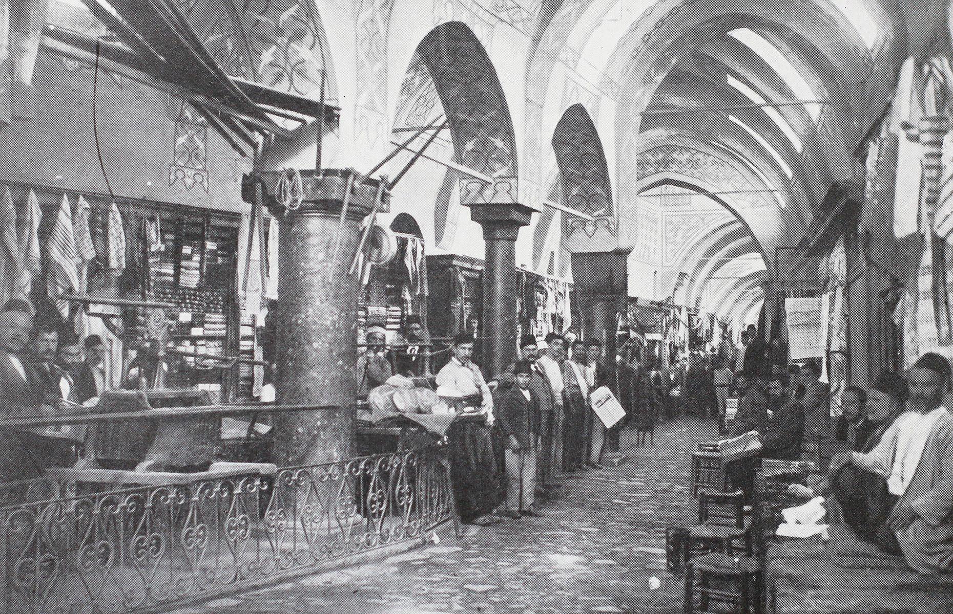 <p>This photo taken of the Grand Bazaar in Istanbul by photographer Jean Pascal Sebah in the 1890s is proof of how little things really change. To this day its vaulted interior remains beautiful and richly decorated. Merchants still stand outside their stalls beckoning you to stop and peruse their goods. And cafes still serve strong Turkish coffee and offer hookah pipes to suck on. The only differences are the goods on sale. Souvenir fezzes and ‘I Heart Istanbul’ T-shirts were few and far between in the 19th century.</p>
