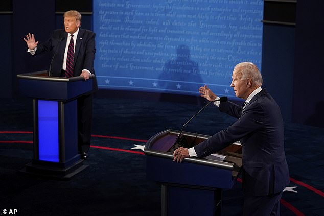 pressure builds on biden to debate trump: ex-president's campaign demands the primetime showdowns are earlier as five networks urge them to hit the stage and bring them millions of viewers