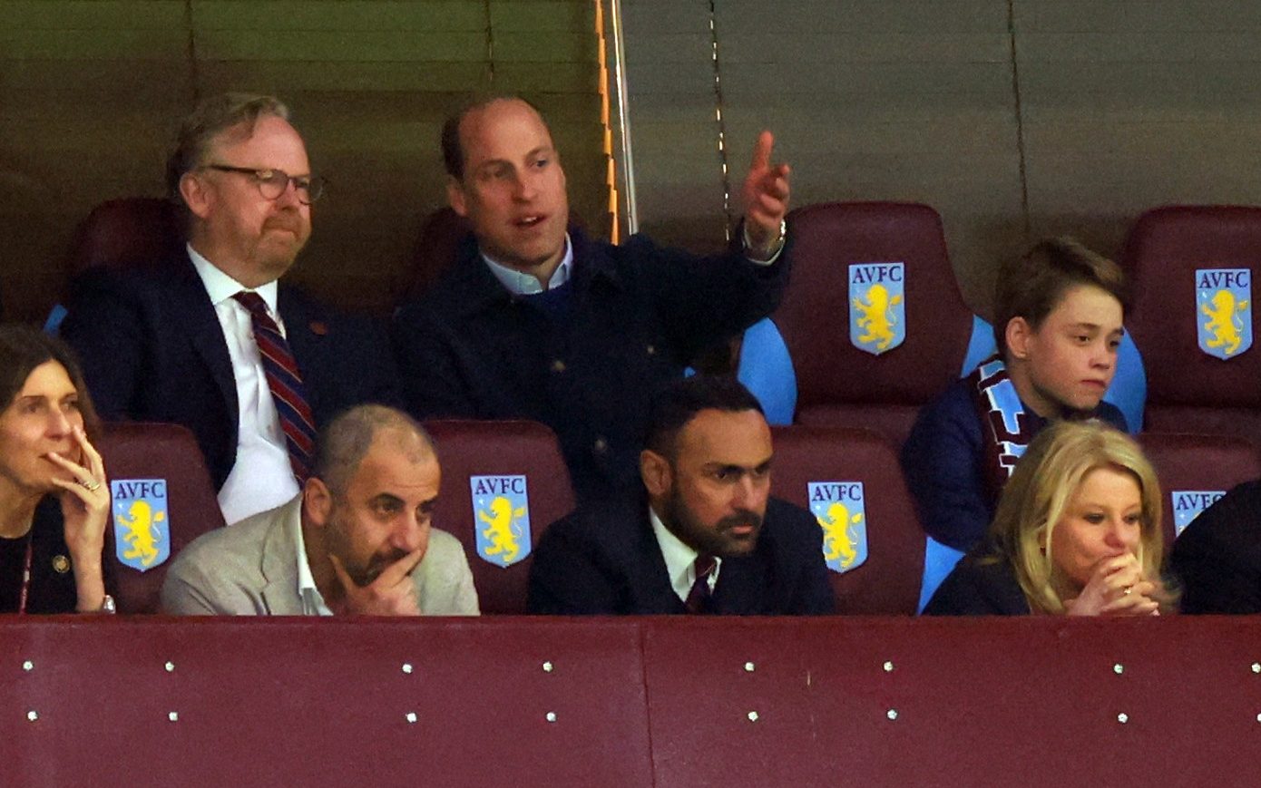 Watch: Prince William And George Cheer On Aston Villa In First Outing ...