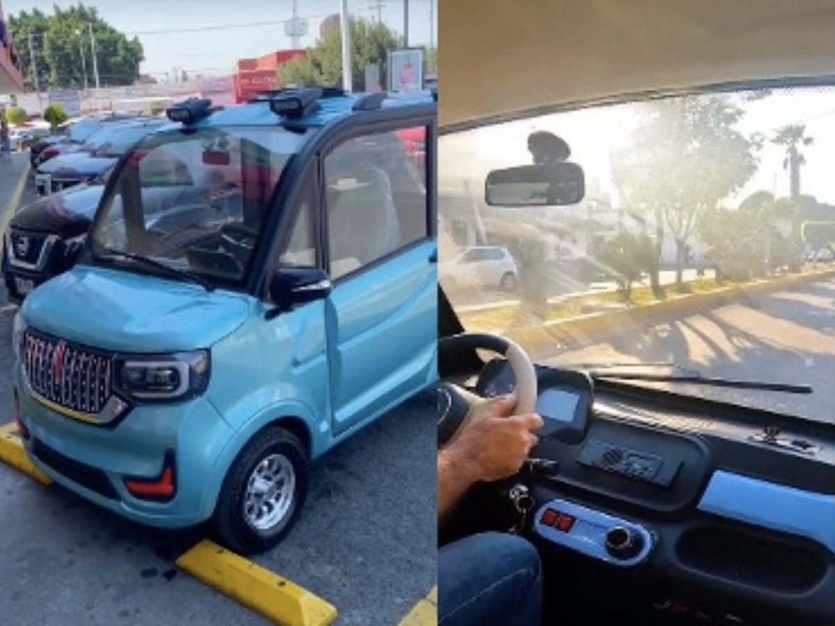 video: hombre maneja auto chino de 20 mil pesos en cdmx… ¡lento, pero contento!