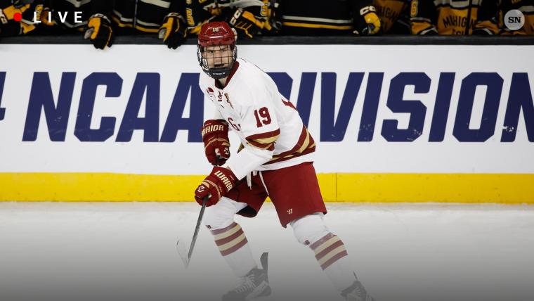 michigan vs. boston college live score, updates, highlights from 2024 frozen four hockey semifinals
