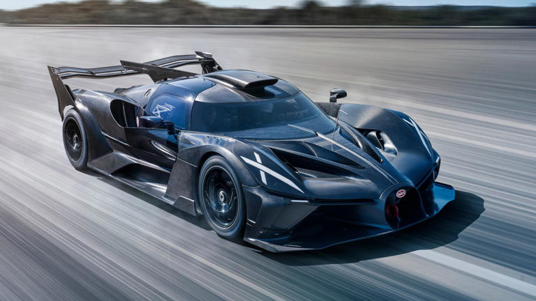 Production Bugatti Bolide Is Almost 100 MPH Slower Than The Concept