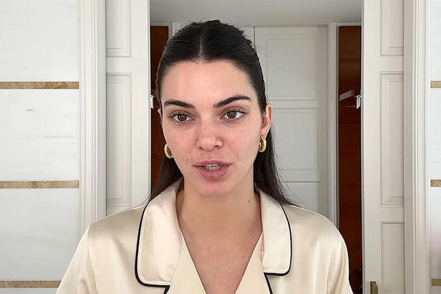 Watch Kendall Jenner Go from Completely Makeup-Free to 'Spring French ...