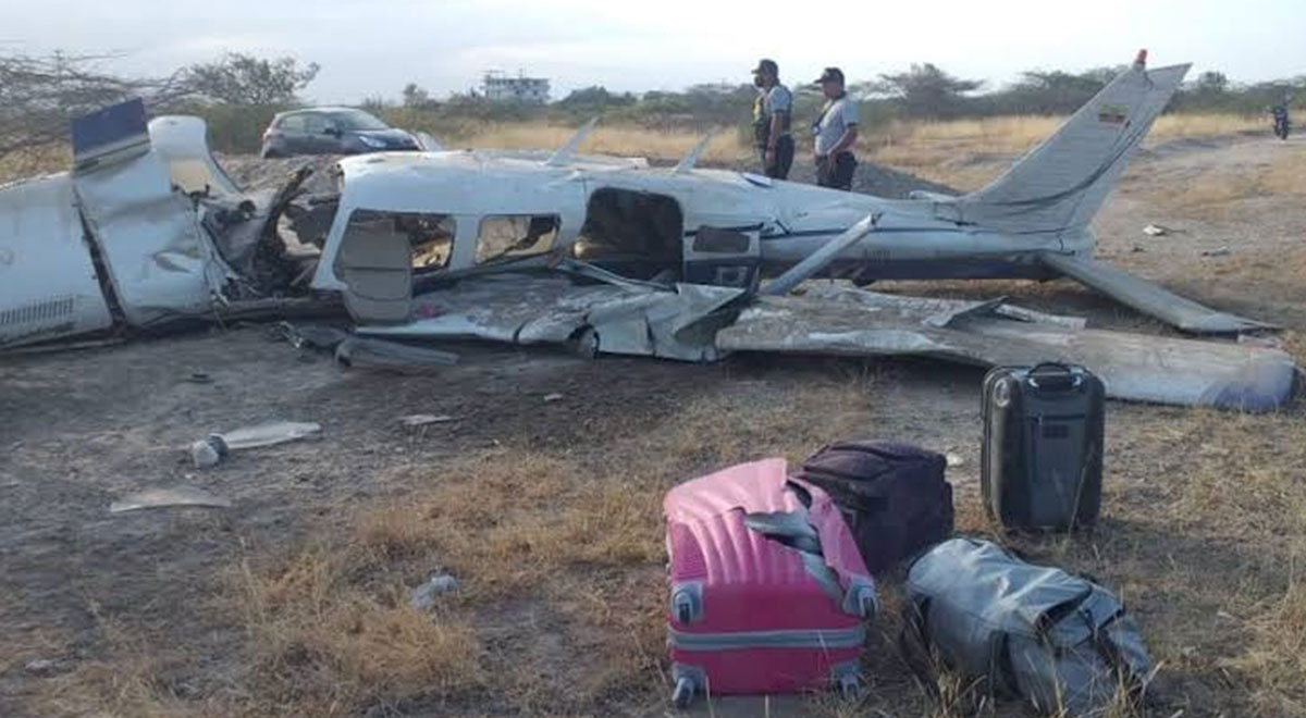 tragedia aérea en arequipa: avión cae sobre inmediaciones de base aérea la joya e inician rescate