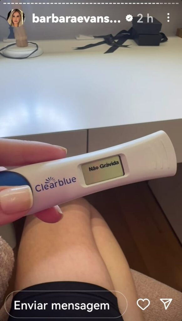 bárbara evans faz novo teste de gravidez, 4 meses após nascimento dos gêmeos