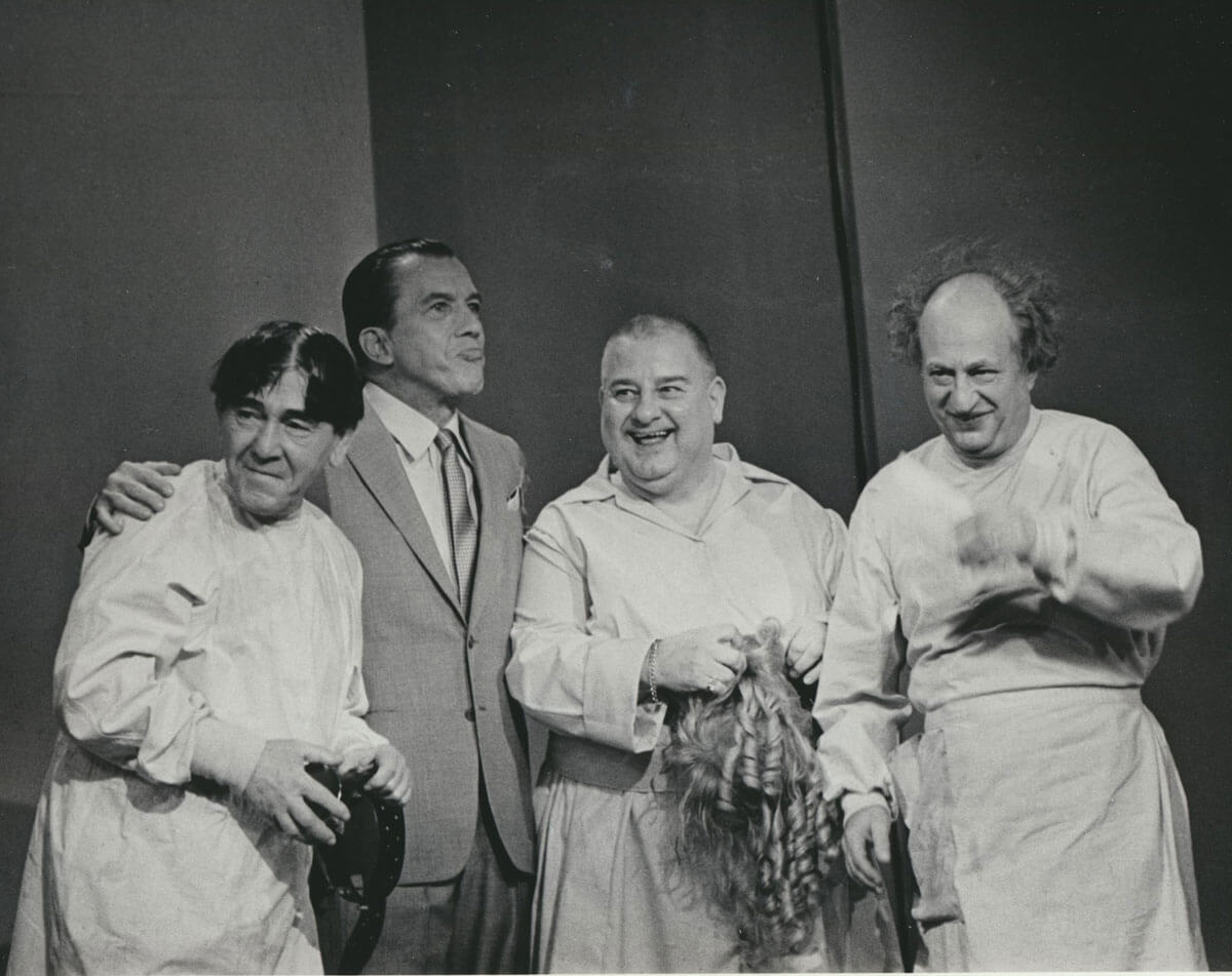 <p>Moe Howard of "The Three Stooges" once said that Sullivan had a problem with his memory at times. As an example, Howard cited a time when the Stooges made a reoccurring appearance on the show and Sullivan had seemingly forgotten their names. </p> <p>Instead, the iconic host accidentally introduced them as "The Ritz Brothers." He corrected himself by adding the improvised line, "who look more like the Three Stooges to me."</p>